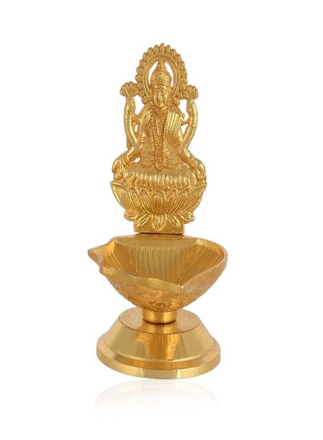 JAIPUR ACE مصباح جايبور ايس النحاسي كوبر جاجا لاكشمي ديا (عبوة من قطعة واحدة) - Image 3